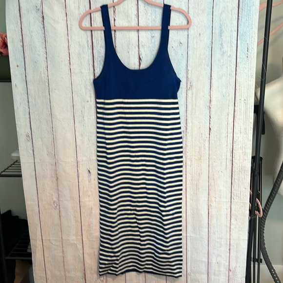 NWOT J. Crew Cyan sweater-dress in stripe - Picture 6 of 13